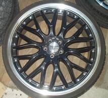 中古アルミホイール＆タイヤ 4本 LOXARNY MULTIFORCHETTA 20X8J +45 PCD100 5H NANKANG NS20 225/30ZR20 4本セット!!_画像6