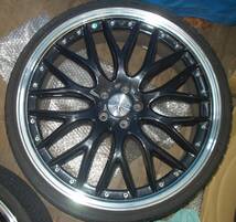 中古アルミホイール＆タイヤ 4本 LOXARNY MULTIFORCHETTA 20X8J +45 PCD100 5H NANKANG NS20 225/30ZR20 4本セット!!_画像5