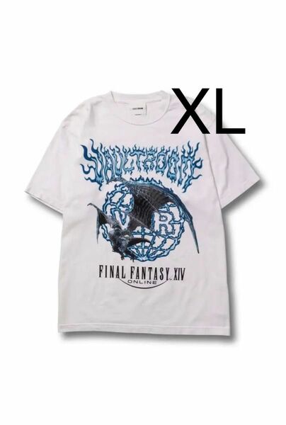 VR × FFXIV BAHAMUT TEE OFF WHITE XL