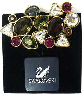 【東京 谷中 質屋おぢさん】未使用 スワロフスキー SWAROVSKI アクセサリー ペンダント ブローチ