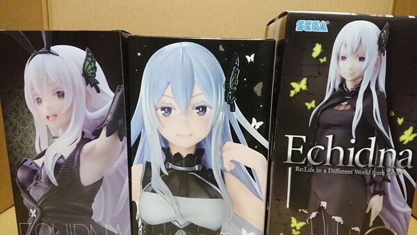 Re:ゼロから始める異世界生活 エキドナ SPM Coreful バニーver.~チャイナドレスver.~ 全3品 未開封