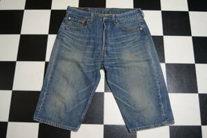 リーバイス　LEVI'S　501　501-01　ハーフジーンズ　W32xL14　(#24)