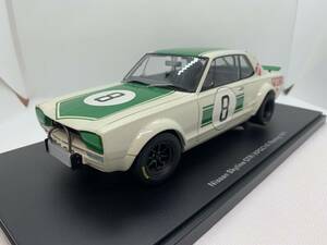 AUTOart 1/18 日産 スカイライン Nissan Skyline GTR (KPGC10) Racing 1971 J01-01-100-3