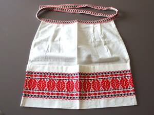  higashi . miscellaneous goods new goods! Hungary tradition embroidery folklore apron / apron / costume ( for searching : Caro tea )