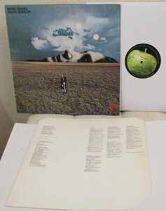 ☆彡 英國盤 John Lennon Mind Games [ UK ORIG '73 Apple Records PCS 7165 ] MAT 1/ 1