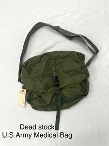 美品U.S.Army Medical Bag アメリカ軍 メディカルバックVintageメッセンジャー BriefingブリーフィングMISヘルメットSFショルダー ボディ