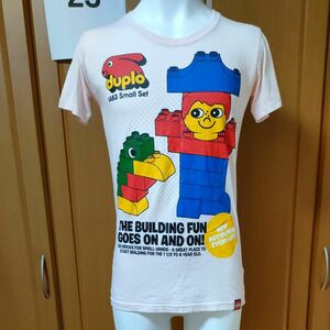 ★LEGO半袖TシャツSS　薄ピンク　duplo　レゴジャパン正規品　プリント状態も良好です♪