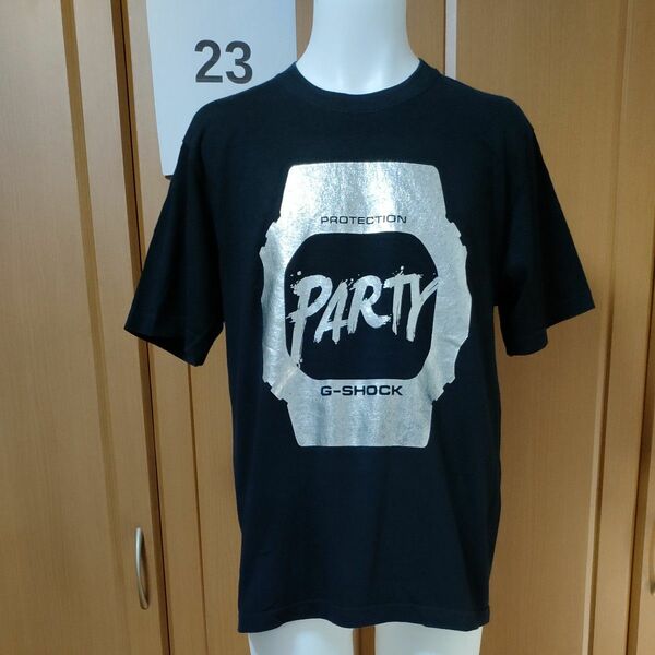G-SHOCK半袖TシャツM　ブラックG-SHOCK PARTY WORLD TOUR 2009　ブランドロゴ多数X-LARGE他