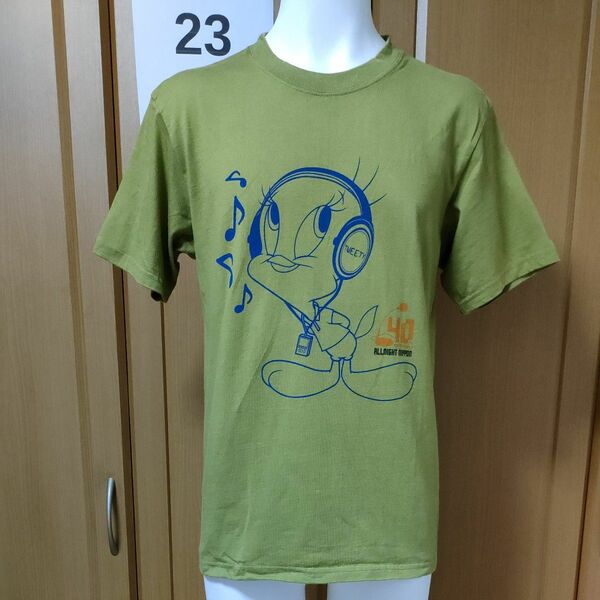 オールナイトニッポン【非売品/40周年】TシャツS　緑　トゥイティーコラボ超激レア　TWEETY×40Th　ANNIVERSARY