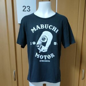 マブチモーター半袖TシャツM　ブラック　MABUCHI MOTOR　1954　