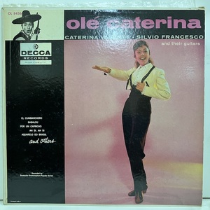 ■即決 VOCAL Caterina Valente Silvio Francesco / Ole Caterina DL8436 br11286 米オリジナル、黒銀Dg小、Mono カテリーナ・ヴァレンテ