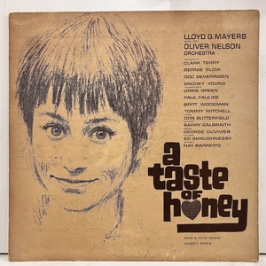 ■即決 JAZZ Lloyd G Mayers Oliver Nelson / A Taste Of Honey UAJS15018 j38310 米オリジ ロイド・メイヤーズ 黒輪Sax Stereo 耳(P)刻印 