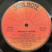 ■即決 VOCAL Shannon Gibbons / Shannon Gibbons sn1163 jv5218 伊オリジナル シャノン・ギボンズ KENNY DREW_画像2