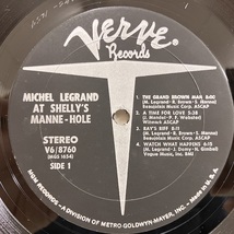 ■即決 JAZZ Michel Legrand / At Shelly's Manne Hole V6-8760 j38323 米盤、Mgm Stereo ミシェル・ルグラン _画像1