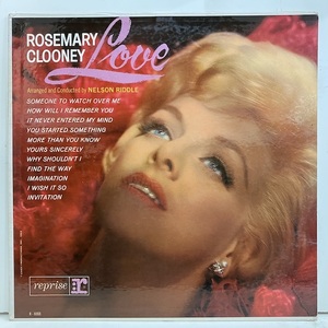 ■即決 VOCAL Rosemary Clooney Nelson Riddle / Love R-6088 jv5227 米オリジナル 3色Dg Mono ローズマリー・クルーニー