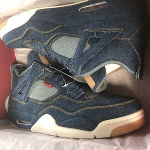 NIKE AIR JORDAN 4 RETRO × Levi's 27.5cm US9.5 ナイキ ジョーダン リーバイス 正規品 A02571-401 エアジョーダン 