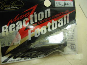 清水盛三 エバーグリーン リアクションフットボール 3/8 モエビ 新品 Evergreen ReactionFootball Mo-Do Custom RubberJig