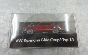 ★1/87 WIKING フォルクスワーゲン/VW オフィシャル ミニカー/モデルカー カルマンギア クーペ/Karmann Ghia Typ 14 赤 フィギュア グッズ