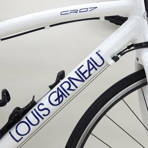 北海道 千歳市発 要タイヤ交換 LOUIS GARNEAU/ルイガノ ロードバイク LGS-CR07 700×25C ホワイト 2×7速 450mm 2013年モデル 自転車の画像4