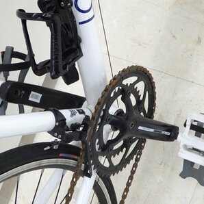 北海道 千歳市発 要タイヤ交換 LOUIS GARNEAU/ルイガノ ロードバイク LGS-CR07 700×25C ホワイト 2×7速 450mm 2013年モデル 自転車の画像5
