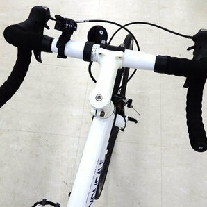 北海道 千歳市発 要タイヤ交換 LOUIS GARNEAU/ルイガノ ロードバイク LGS-CR07 700×25C ホワイト 2×7速 450mm 2013年モデル 自転車の画像3