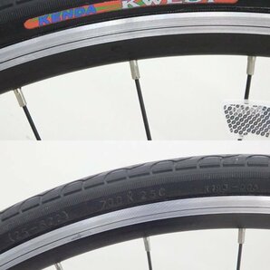 北海道 千歳市発 要タイヤ交換 LOUIS GARNEAU/ルイガノ ロードバイク LGS-CR07 700×25C ホワイト 2×7速 450mm 2013年モデル 自転車の画像10