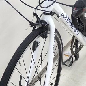 北海道 千歳市発 要タイヤ交換 LOUIS GARNEAU/ルイガノ ロードバイク LGS-CR07 700×25C ホワイト 2×7速 450mm 2013年モデル 自転車の画像8