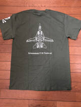 ジェット戦闘機 Tシャツ Grumman F-14 Tomcat TOPGUN　　　001_画像10