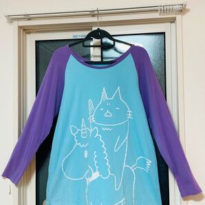MINT NeKO ミントネコ ゆめかわロングTシャツ 長袖Tシャツ