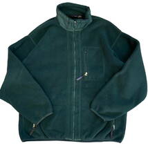 90s USA製 patagonia SYNCHILLA フリース ジャケット XL グリーン パタゴニア シンチラ フルジップ パーカー 1996年製 25410 ヴィンテージ_画像1