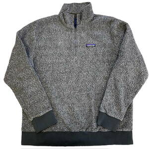 2018年製 patagonia ウーリエステル プルオーバー ジャケット L グレー ハーフジップ フリース スナップT パタゴニア アウトドア 26940