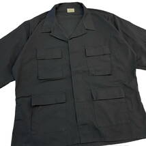 TRUSPEC BDU ジャケット XLARGE-LONG ブラック 4ポケット リップストップ ミリタリー コート 米軍 US ARMY トゥルースペック_画像2