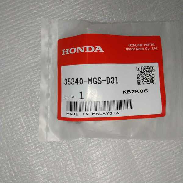 PCX JF56 JF81 JK05 PCX150 PCX160 KF18 KF30 KF47 フロントブレーキスイッチ　35340-MGS-D31 純正　PCX125　ブレーキセンサー