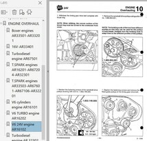 アルファロメオ GTV ＆ Spider スパイダー 916 整備書 修理書 リペアマニュアル ボディー修理_画像2