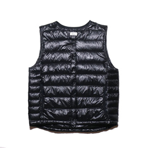  naan ga inner down vest ( lady's ) WL black #N1IVBK52-BLK INNER DOWN VEST NANGA new goods unused 