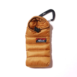 ナンガ ミニスリーピングバッグフォンケース ゴールド W8.5×H17cm #N1SCGL92-GLD MINI SLEEPING BAG PHONE CASE NANGA 新品 未使用