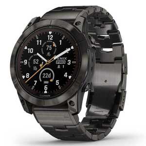 fenix 7X Pro Sapphire Dual Power Ti Carbon Gray DLC/Carbon Gray Metal Band 010-02778-92