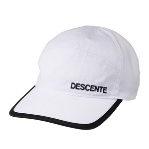  Descente k Len ze cap ( anti-bacterial *.u il s processing ) white free #DMASJC50-WH DESCENTE new goods unused 