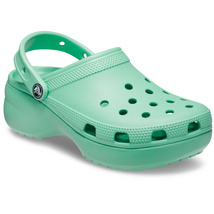 クロックス クラシック プラットフォーム クロッグ ウィメン W6(22.0cm) ジェイドストーン #206750-3UG CROCS 新品 未使用_画像4