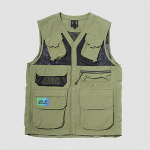 ジャックウルフスキン JP サバイバー 2.0 ベスト V2(メンズ) M ライトモス #5028691-5107 JP SURVIVOR 2.0 VEST V2 JACK WOLFSKIN 未使用