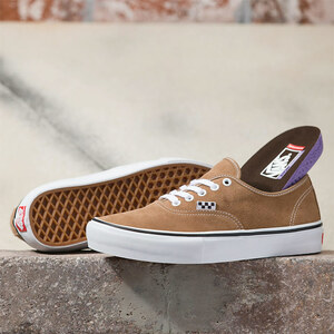 【日本未発売】バンズ スケート オーセンティック 26cm(US8) タバコ #VN0A5FC8ZBH VANS Skate Authentic 新品 未使用