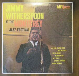 JAZZ LP/SPAIN盤/美盤/Jimmy Witherspoon - At The Monterey Jazz Festival/A-10894