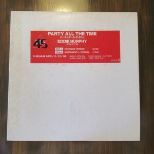 ROCK 12インチ/見本盤//美盤/Eddie Murphy - Party All The Time/A-10869