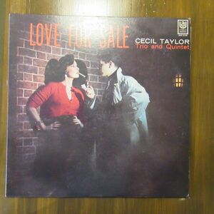 JAZZ LP/国内ライナー付き美盤/Cecil Taylor Trio And Quintet - Love For Sale/A-10955