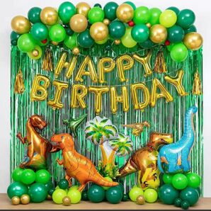 恐竜 バルーン セット 誕生日 記念日 飾り付け 装飾 風船 ガーランド