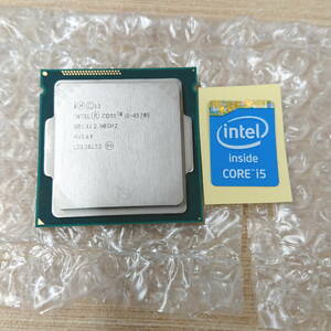 インテル★CORE i5-4570S SR14J 2.90GHZ MALAY L313B252 省電力モデル