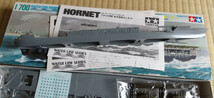 【新品】タミヤ製 Tamiya 1/700 米穀海軍空母「ホーネット」CV-8 Hornet 1942年 B-25爆撃機16個付き 型番77510 (110)_画像4