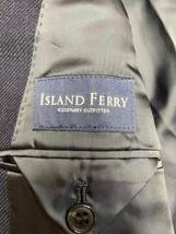 カシミヤシルクリネン×エルメネジルドゼニア×ISLAND FERRY テーラードジャケット ブレザー メランジネイビー 紺 AB6/L 総裏_画像5