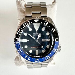 SEIKO5カスタム skx007 バットマンカスタム