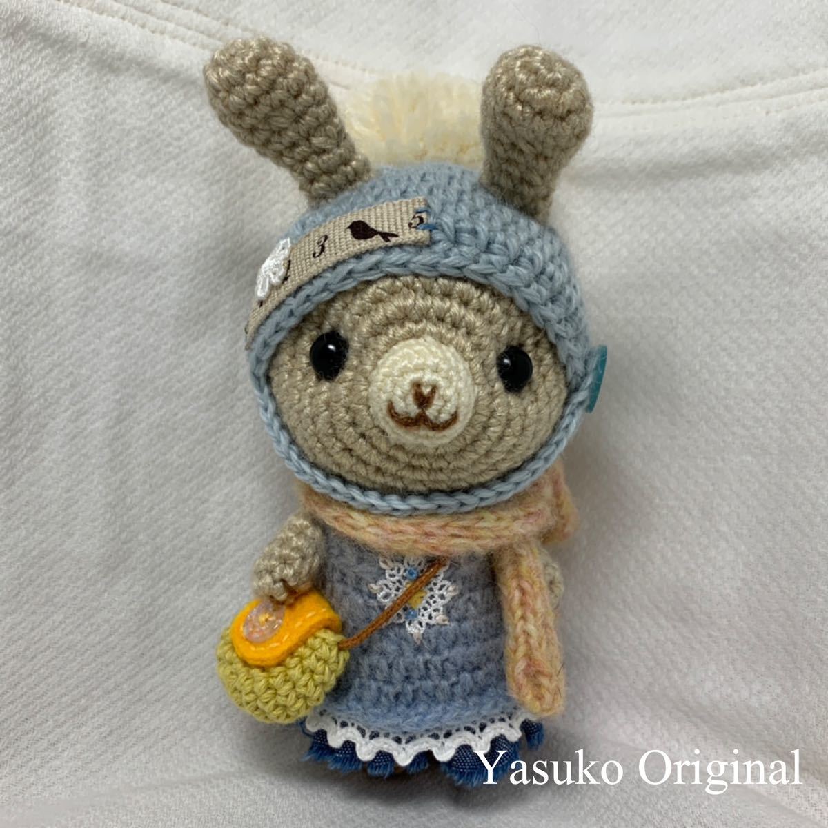 Yasuko's Amigurumi Shop ◆ Hase Nr. 3931 ◆ Kaninchen ◆ Amigurumi ◆ Handgefertigt ◆ Handgestrickt, Spielzeug, Spiel, Plüschtier, Amigurumi